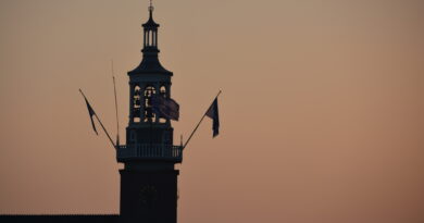 Hoogeveen gemeentehuis vlag mark otten