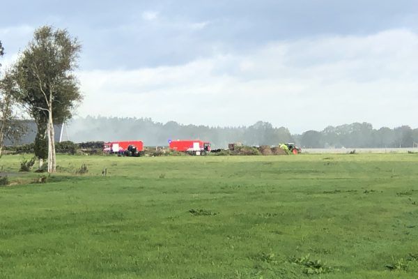 Brand in koeienstal Fluitenberg