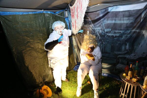 Spanning en sensatie tijdens Halloweenavond in Hollandscheveld