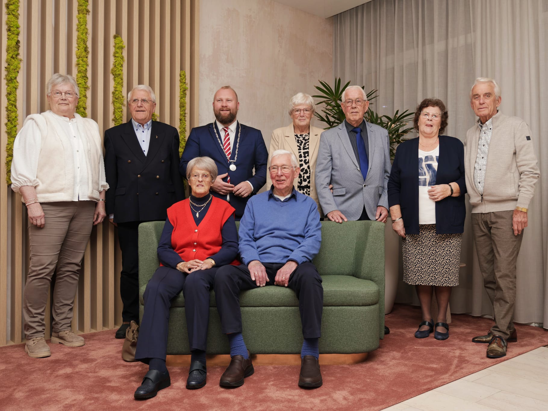 Jubilarissen ontvangen door Burgemeester