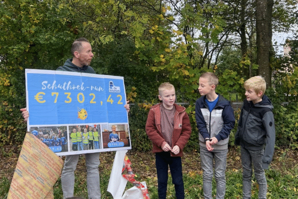 OBS De Schuthoek haalt 7.302,42 euro op met Schuthoek-run