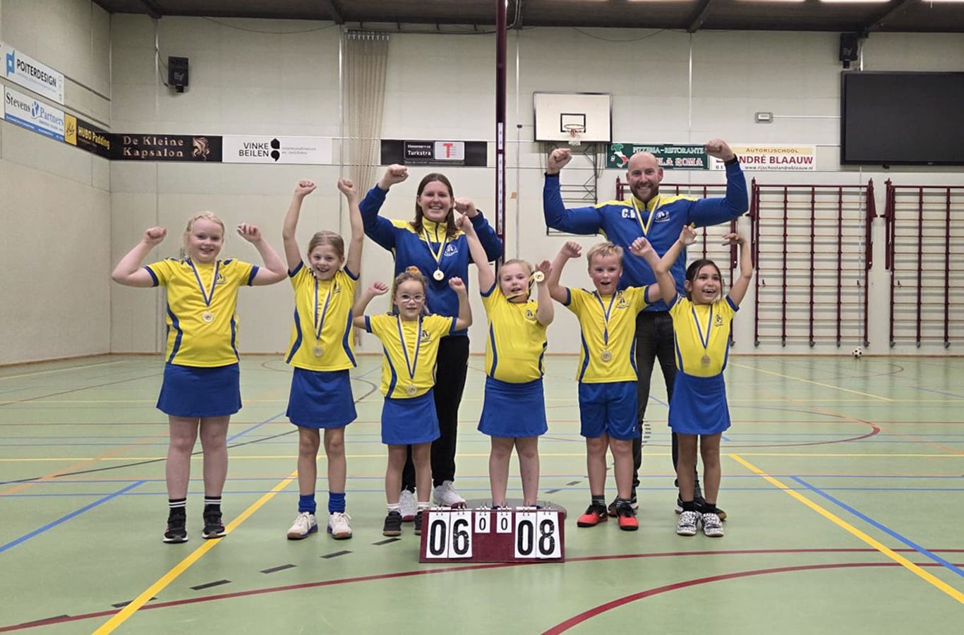 Thrianta J6 en J7 zaalkampioen