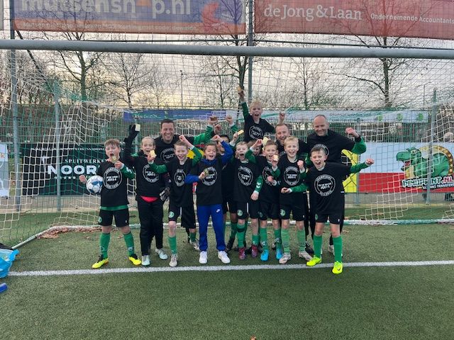 Kampioenen bij vv de Weide.